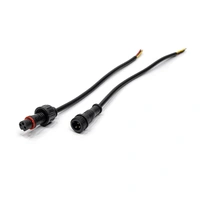 IP68 Waterproof Barrel Connectors - 3 Pin