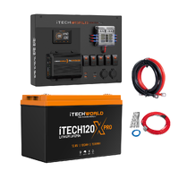 iTECH120X and Control Hub with iTECHDCDC40/25 Lithium 4WD Kit 105Ah