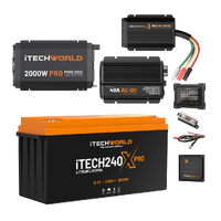 Essential Lithium Caravan Kit 240Ah