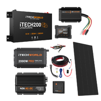 Ultimate Super Slimline 4WD Dual Battery Kit 200Ah Lithium