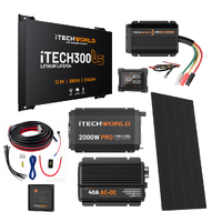 Ultimate Ultra Slimline Canopy Dual Battery Kit 300Ah Lithium