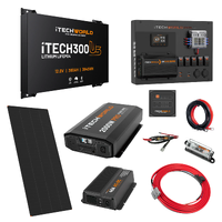 Expansion Ultra Slimline Canopy Dual Battery Kit - 300Ah Lithium