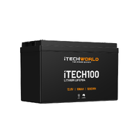 iTECH100 Deep Cycle Lithium Battery LiFePO4 100Ah