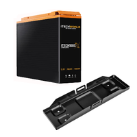 100Ah Slim Lithium LiFePO4 Battery Bundle with Battery Tray