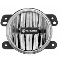 10-18 Jeep JK 4in. Gravity G4 LED Light 10w SAE/ECE Clear Fog Beam (Single)
