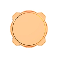 6in. Hard Shield/Cover for Gravity Pro6 LED Lights (Single) - Amber