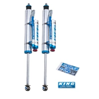 Front 2.5 Diameter Piggy Hose Res Shock 3-5in Lift w/Adjuster - Pair (Wrangler JK 07-18)