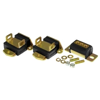 Motor & Trans Mount Kit - Black (Chevelle 68-73)