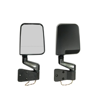 87-02 Jeep Wrangler YJ/TJ Black Dual Focus Door Mirror Kit w/ LED Signal