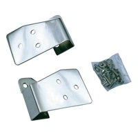03-06 Jeep Wrangler TJ/LJ Stainless Steel Mirror Relocation Brackets