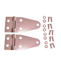 76-86 Jeep CJ / Jeep Wrangler Satin Stainless Steel Hood Hinge Kit