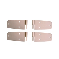76-93 Jeep CJ / Jeep Wrangler Satin Stainless Steel Door Hinge Kit