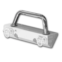 Stainless Overrider Hoop XHD Modular Front Bumper 07-18 Jeep Wrangler JK 2dr