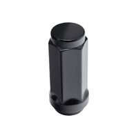 18-22 Jeep Wrangler(JL) / Gladiator Acorn Style M14 -1.5 Single Lug Nut - Black