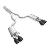 2020 Ford GT500 Legend Catback X-Pipe Exhaust Factory Connect - Black Tips