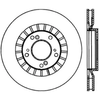 StopTech Power Slot 00-09 Honda S2000 CRYO Front Right Slotted Rotor