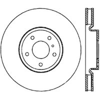 StopTech Power Slot 03-07 350z/ 03-04 G35 w/ Brembo SportStop CRYO Slotted Front Right Rotor