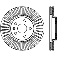 Stoptech 10-15 Chevy Camaro Sport Cryo-Treated Cross Drilled & Slotted Rotor - Front Left