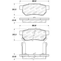 StopTech Performance 90-01 Integra (exc. Type R)/90-93 Civic EX Coupe w rear disc & abs/99-00 Civic