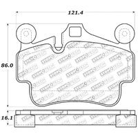 StopTech Performance 09-10 Porsche Boxster / 08-10 Boxster S/Cayman / 05-08 911 Front Brake Pads