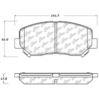 StopTech Performance Front Brake Pads 13-14 Dodge Dart/Jeep Cherokee