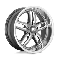 Cten U129 20x8.5 5x120.65 +7mm Matte Gunmetal Milled