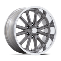 Rambler 6 UC145 20x8 6x139.7 +1mm Matte Gunmetal Diamond Lip
