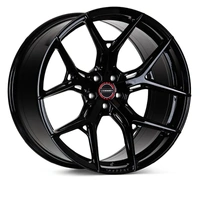 HF-5 19x10 / 5x120.65 / ET28 / Deep / 70.3 CB - Gloss Black Wheel