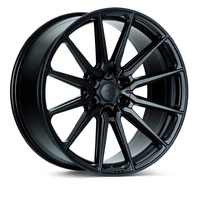 HF6-1 22x9.5 / 6x139.7 / ET20 / Deep Face / 106.1 - Satin Black Wheel