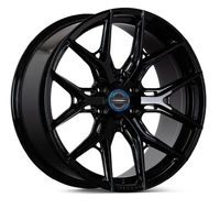 HF6-4 22x10 / 6x135 / ET-18 / Super Deep Face / 87.1 - Gloss Black Wheel