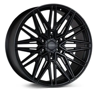 HF6-5 22x9.5 / 6x139.7 / ET20 / Deep Face / 106.1 - Satin Black Wheel