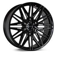 HF6-5 24X10 / 6X139.7 / ET35 / Deep Face / 95.1 - Gloss Black Wheel