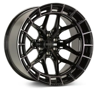 HFX-1 22x9.5 / 6x139.7 BP / ET20 / 106.1 CB / Deep - Tinted Gloss Black Wheel