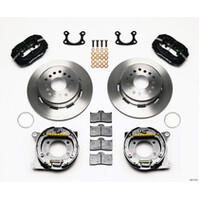 Wilwood Forged Dynalite P/S Park Brake Kit Polished Small Ford 2.66in Offset