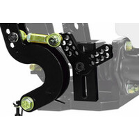 Wilwood Pedal Assembly Floor Mount-Brake Clutch & Throttle w/ Throttle Linkage