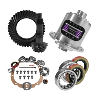 8.8in Ford 3.73 Rear Ring & Pinion Install Kit 31 Spline Positraction 2.53in Axle Bearings