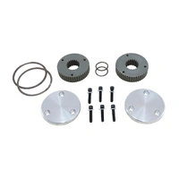 Hardcore Drive Flange Kit For Dana 44 / 19 Spline Outer Stubs. Non-Engraved Caps