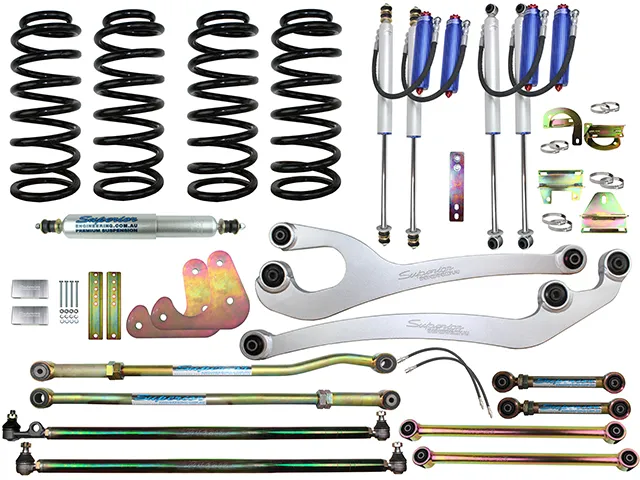 Superior Remote Reservoir 2.0 VSB14 Approved 3 Inch (75mm) Lift Kit Suitable For Toyota LandCruiser 80 Series (Kit) - SUP-RR-803VSB