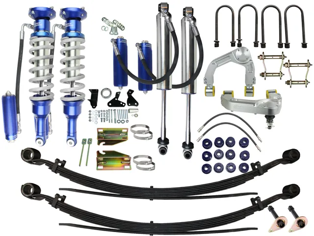 Superior Remote Reservoir 2.5 3 Inch (75mm) Lift Kit Suitable For Ford Ranger/Mazda BT-50 2012-18 (Kit) - SUP-RR2.5-RAG3-T