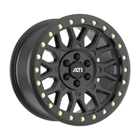 AT-01 17X8.5 Hybrid Beadlock Wheel - 6X114.3 +20 Black Hardware Kit (No ring) - Black