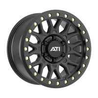AT-01 17X8.5 Hybrid Beadlock Wheel - 6X139.7 -20 Black Hardware Kit (No ring) - Black