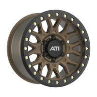 AT-01 17X8.5 Hybrid Beadlock Wheel - 6X139.7 -38 Black Hardware Kit (No ring) - Bronze
