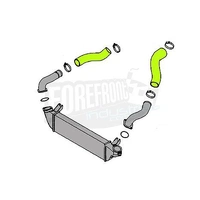 Intercooler Hose Upgrade - Blue (Triton MQ/Pajero 15+)