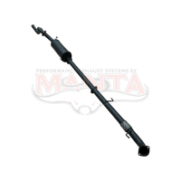 3in Turbo Back With Muffler, With Cat (Cannon Ute 2.0L TD 20-25)