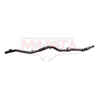4in Single Without Cat & With Muffle (Landcruiser VDJ79 V8 4.5L TD, (DPF) Ute 16 On)