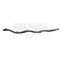 4in Single Turbo Back With Cat (Landcruiser VDJ79 V8 4.5L TD, Dual Cab Ute 12-16, (Without DPF))