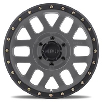 MR309 Grid 17x8.5 5x127 0 Titanium - Matte Black Lip