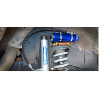 Superior Adjustable 2.5 Monotube Remote Reservoir Shock Rear (Left) 5 Inch (125mm) Lift (Each) Diff:Factory