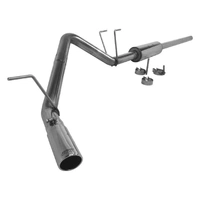 3" Cat Back, Single Side (Ram 1500 09-24) - BC Aluminized Steel - T304 Stainless Steel Tip