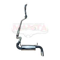 2 1/2in Full System, Extractor, Cat, Centre Hotdog & Rear Muffler (Jimny XL 5 Door, 1.5L)